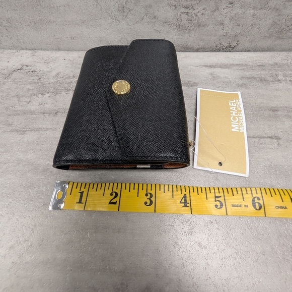 Michael Kors Saffiano Color Block Carryall Bifold Wallet Genuine Leather NWT - Picture 7 of 14